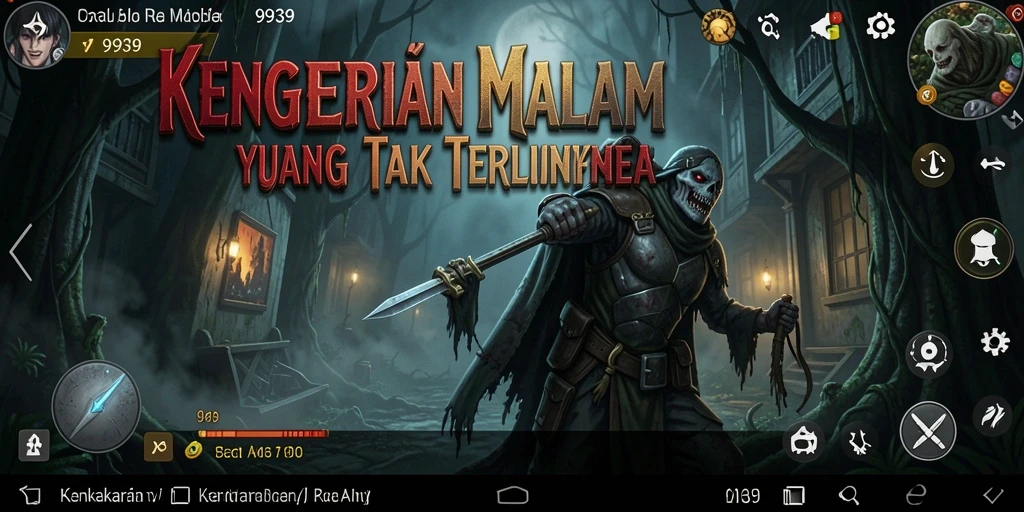 Tampilan gameplay yang mencekam dari 9939, penuh kengerian.