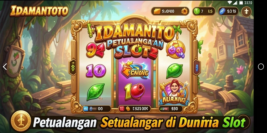 Tampilan gameplay seru dari IDAMANTOTO dengan tema slot menarik.