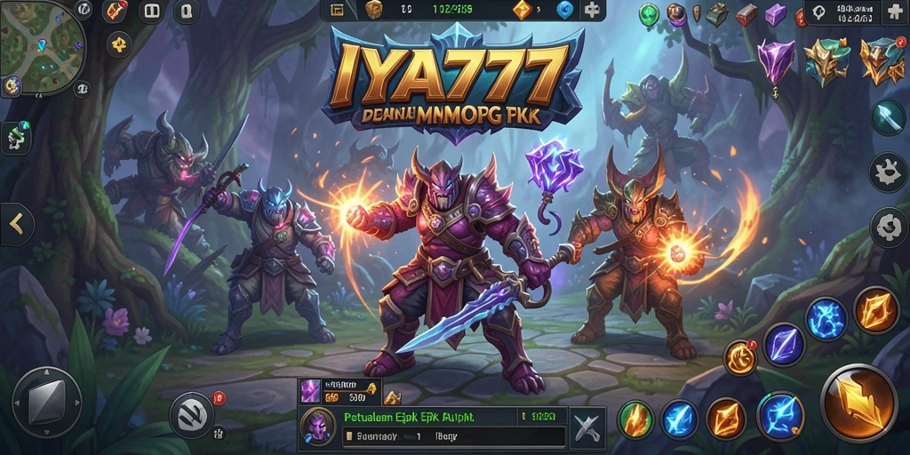 Tampilan gameplay menakjubkan dari IYA777 yang menunjukkan aksi pertarungan.