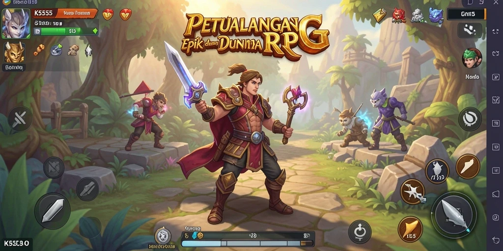 Tampilan gameplay K5555 yang menarik dan mendalam.