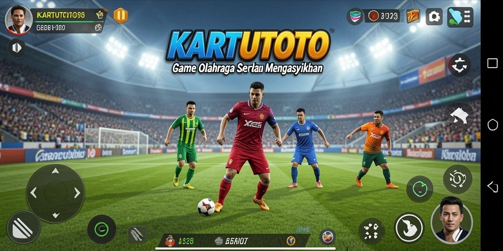 Tampilan gameplay KARTUTOTO yang seru dan menantang dalam olahraga.