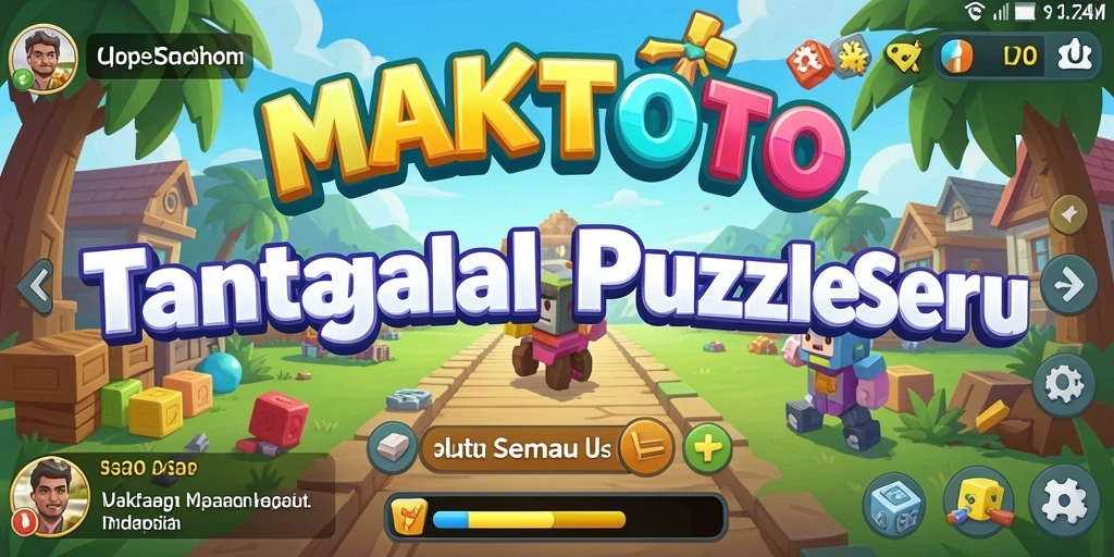 Screenshot gameplay <strong>MAKTOTO</strong> menunjukkan tantangan puzzle yang menarik.