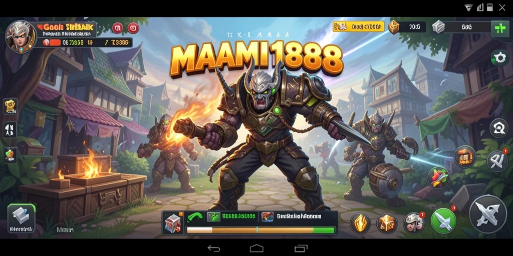Tampilan gameplay MAMI188 dengan grafis yang menakjubkan.