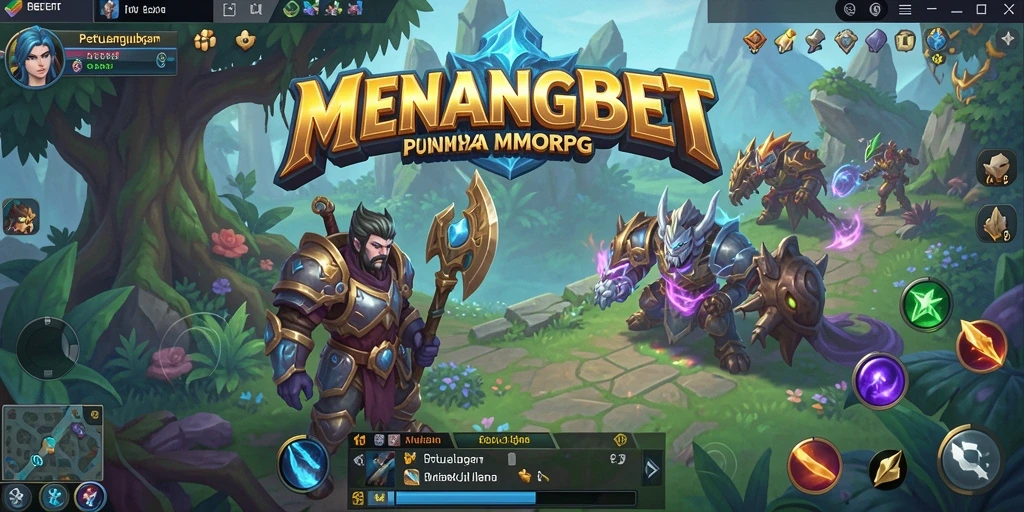 Screenshot MENANGBET menampilkan aksi seru dalam pertempuran MMORPG.