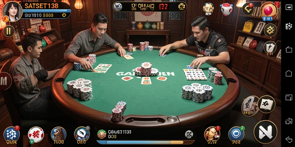 Tampilan gameplay SATSET138 yang dinamis dan penuh aksi.