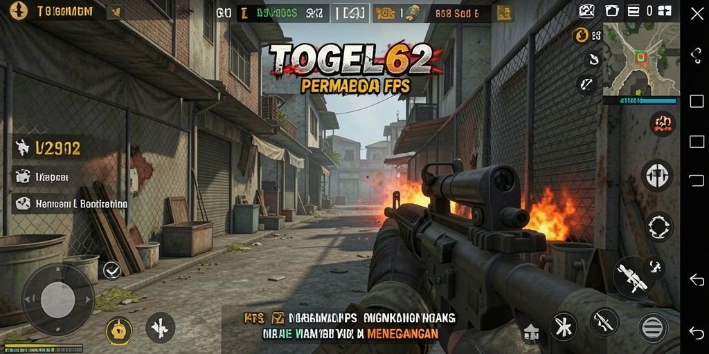 Screenshot gameplay TOGEL62 dengan aksi FPS yang seru.