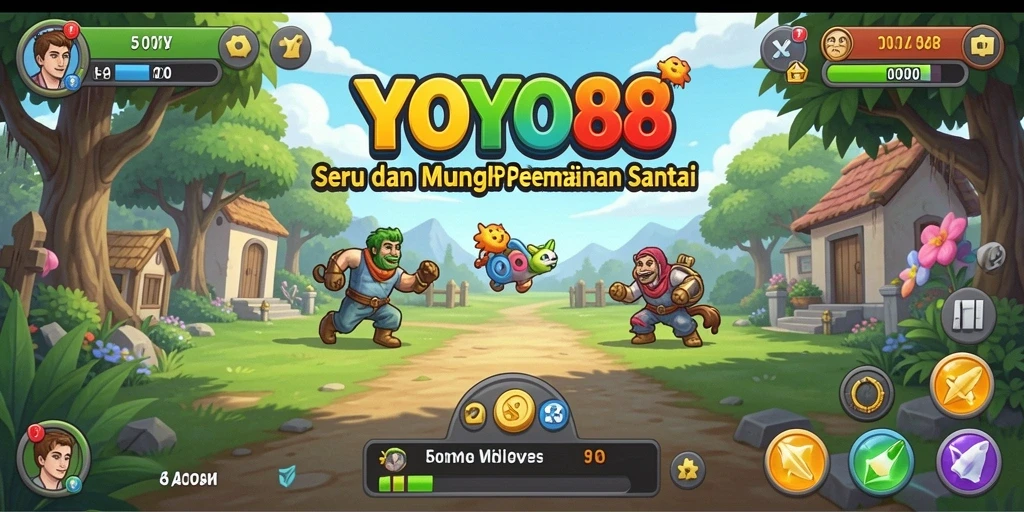 Screenshot tampilan gameplay YOYO88 yang menarik dan menghibur.